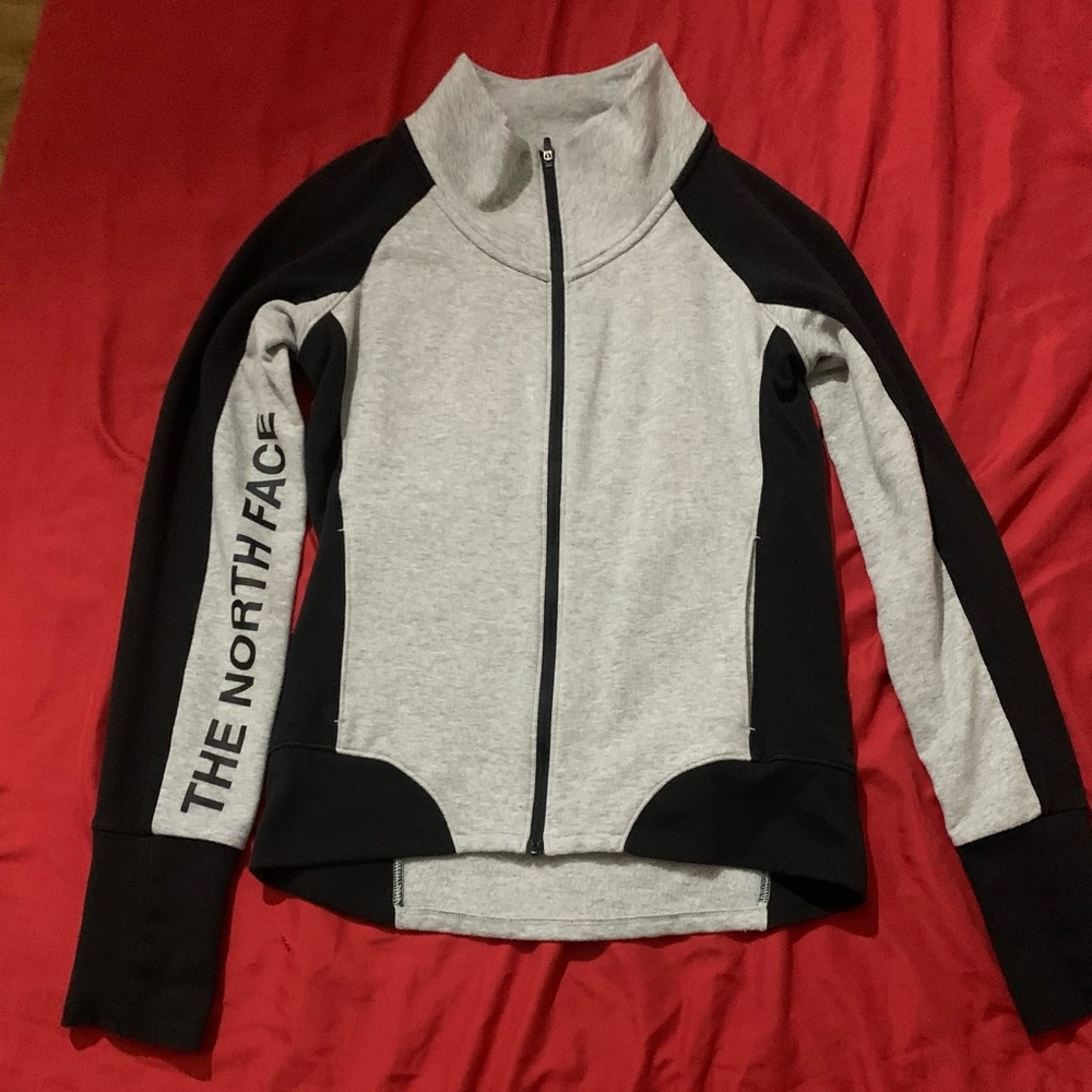 The North Face zip up sweater